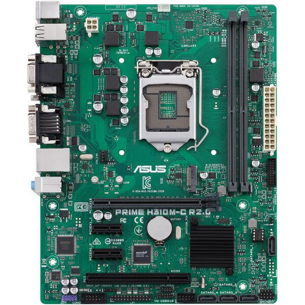 Placa de baza Asus PRIME H310M-C R2.0, Procesoare suportate Intel 8h Generation Core i7/i5/i3/Pentium/Celeron