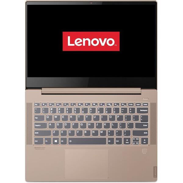 Laptop Lenovo ultraportabil Ideapad S540-14API cu procesor AMD Ryzen 7 3700U pana la 4.00 GHz, 14", Full HD, IPS, 8GB, 512GB SSD, AMD Radeon RX Vega 10, Windows 10 Home, Copper