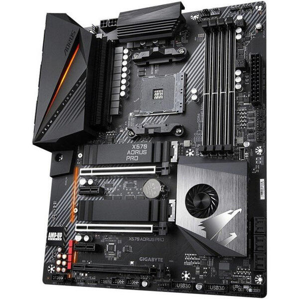 Placa de baza Gigabyte AMD Socket AM4, X570 AORUS PRO
