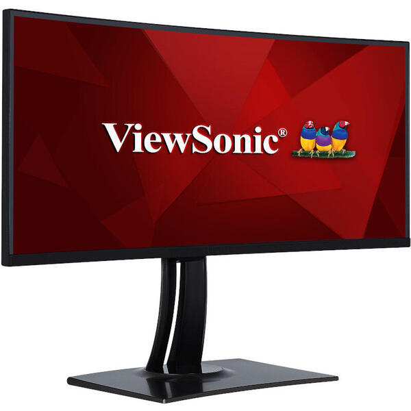 Monitor Viewsonic VP3881, LED, Curbat, 37.5 inch, 5 ms, Negru