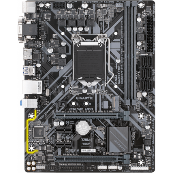 Placa de baza Gigabyte Intel B365M HD3, Procesoare suportate Intel 9th/8th Generation Core/Pentium/Celeron