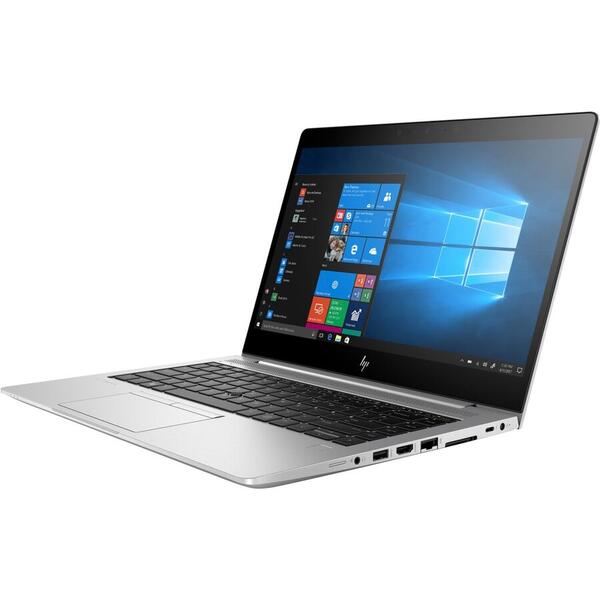 Laptop HP 840G6 I7-8565U, 14 inch Full HD, 8 GB DDR4, 256 GB SSD, Windows 10 Pro, Argintiu