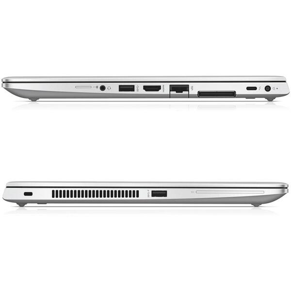 Laptop HP 840G6 I7-8565U, 14 inch Full HD, 8 GB DDR4, 512 GB SSD, Windows 10 Pro, Argintiu