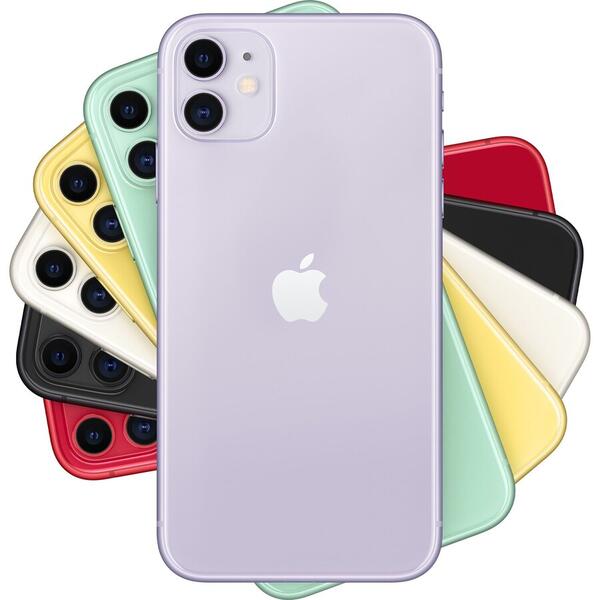 Telefon mobil Apple iPhone 11 mwlx2rm/a, 64 GB, Purple