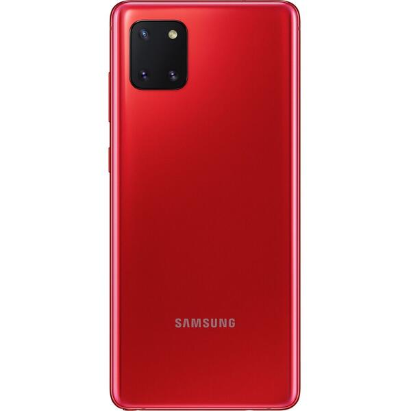 Telefon mobil Samsung Galaxy Note 10 LITE, Dual SIM, 128 GB, 6 GB RAM, 4G, Red