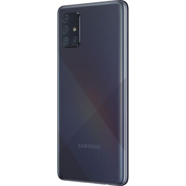 Telefon mobil Samsung Galaxy A71, Dual SIM, 128 GB, 6 GB RAM, 4G, Black