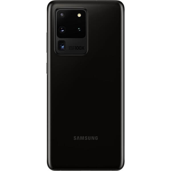 Telefon mobil Samsung Galaxy S20 Ultra, Dual SIM, 128 GB, 12 GB RAM, 5G, Cosmic Black
