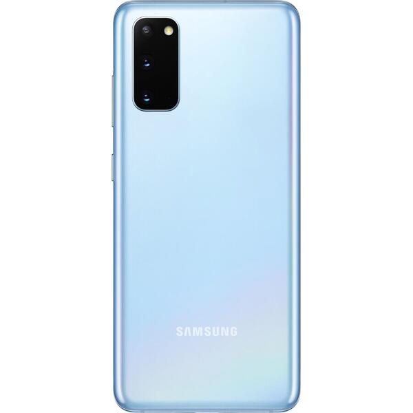 Telefon mobil Samsung Galaxy S20, Dual SIM, 128 GB, 8 GB RAM, 4G, Cloud Blue
