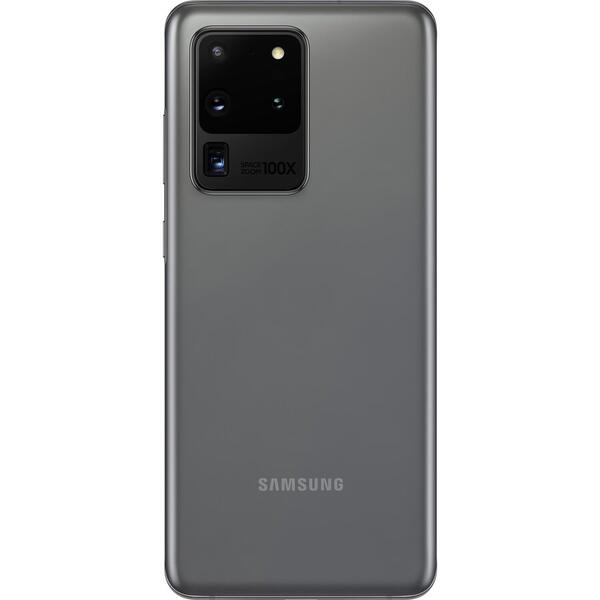 Telefon mobil Samsung Galaxy S20 Ultra, Dual SIM, 128GB, 12GB RAM, 5G, Cosmic Gray
