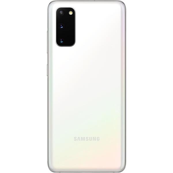 Telefon mobil Samsung Galaxy S20, Dual SIM, 128 GB, 8 GB RAM, 4G, Cloud White