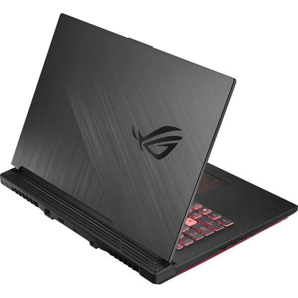 Laptop Asus ROG Strix G G531GU, Intel® Core™ i7-9750H pana la 4.50 GHz Coffee Lake, 15.6 inch, Full HD, IPS, 120Hz, 16GB, 512GB SSD, NVIDIA GeForce GTX 1660Ti 6GB, Free DOS, Black