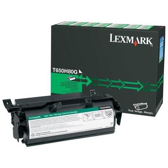 Toner Lexmark T650H80G, Negru