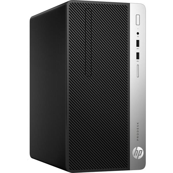 Sistem desktop HP 400G6MT I7-9700, 8 GB DDR4, 1 TB HDD, UHD 630, Win 10 Pro, Negru
