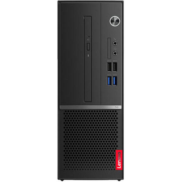 Sistem desktop Lenovo V530s SFF I3-9100, 8 GB DDR4, 512 GB SSD, UHD 630, Windows 10 Pro, Negru
