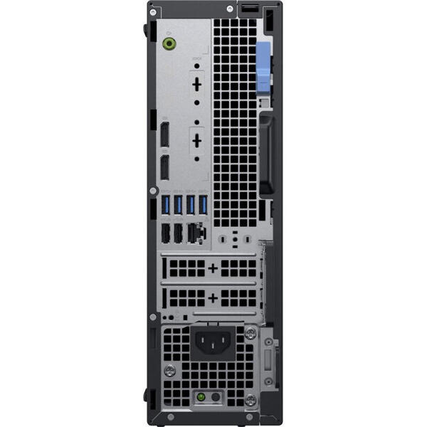 Sistem desktop Dell OPT SFF 5060 i5-8500, 8 GB DDR4, 128 GB SSD, GMA UHD 630, Windows 10 Pro, Negru