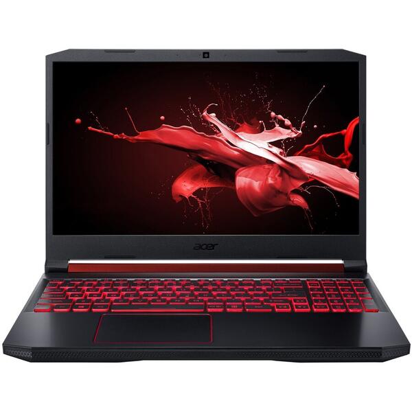 Laptop Acer Nitro 5 AN517-51, Gaming, 17.3 inch, Full HD IPS, Intel Core i7-9750H, 16 GB DDR4, 1 TB + 512 GB SSD, GeForce GTX 1660 Ti 6 GB, Linux, Black