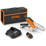 Motoferastrau STIHL GTA 26 Kit, Acumulator AS2, 10,8 V, Lant 1/4 inch PM3, Sina 10 cm, Multioil Bio 50, GA010116918