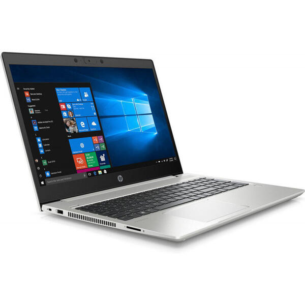 Laptop HP ProBook 450 G7, Intel Core i5-10210U pana la 4.20 GHz, 15.6 inch, Full HD, 8GB, 512GB SSD, Intel UHD Graphics, Windows 10 Pro, Silver