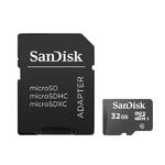 Card de memorie SanDisk microSDHC 32GB Clasa 4 + Adaptor (SDSDQM-032G-B35A)