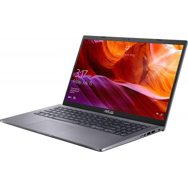 Laptop Asus X509JB-EJ056, 15.6 inch, Full HD, Intel Core i3-1005G1 (4M Cache, up to 3.40 GHz), 4GB DDR4, 256GB SSD, GeForce MX110 2GB, No OS, Gri