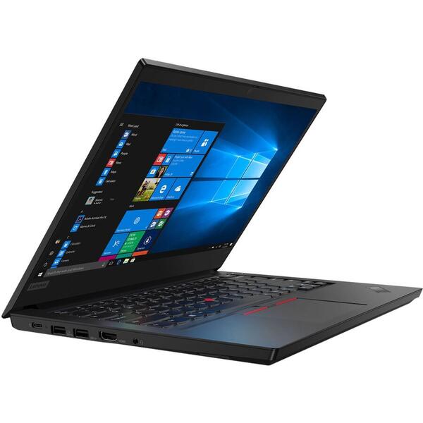 Laptop Lenovo ThinkPad E14, Full HD IPS,14 inch, Intel Core i7-10510U (8M Cache, up to 4.90 GHz), 16GB DDR4, 512GB SSD, Radeon RX 640 2GB, Win 10 Pro, Negru