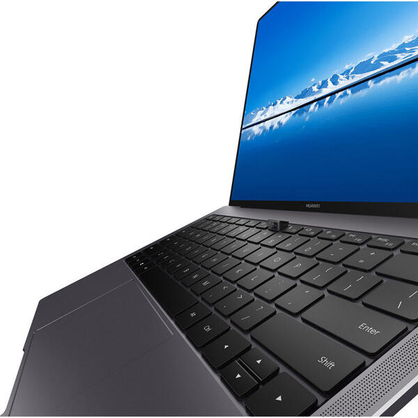 Laptop Huawei MateBook X Pro, 3K LTPS Touch, 13.9 inch, Procesor Intel Core i5-8265U (6M Cache, up to 3.90 GHz), 8GB, 512GB SSD, GeForce MX250 2GB, Win 10 Home, Grey