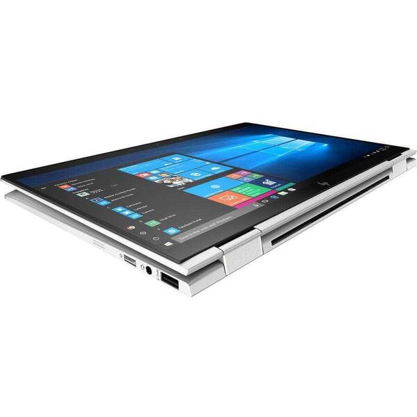 Laptop HP EliteBook x360 2-in-1 1030 G4, Intel Core i5-8265U, 13.3 inch Touch, RAM 8GB, SSD 512GB, Intel UHD Graphics 620, 4G, Windows 10 PRO, Silver