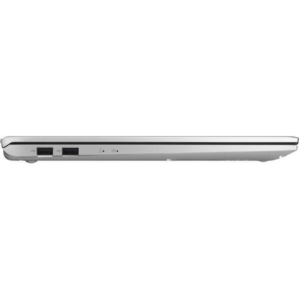 Laptop Asus VivoBook K512JA, Full HD, 15.6 inch, Intel Core i3-1005G1 (4M Cache, up to 3.40 GHz), 8GB DDR4, 256GB SSD, GMA UHD, Win 10 Pro, Silver