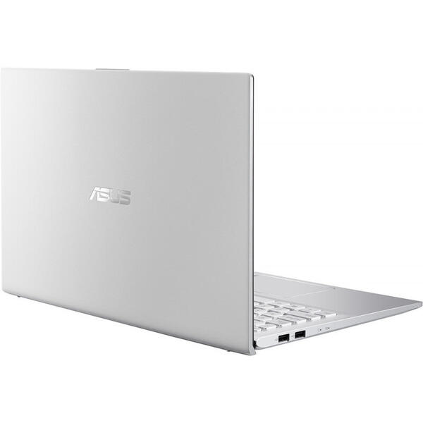 Laptop Asus VivoBook K512JA, Full HD, 15.6 inch, Intel Core i3-1005G1 (4M Cache, up to 3.40 GHz), 8GB DDR4, 256GB SSD, GMA UHD, Win 10 Pro, Silver