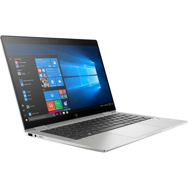 Laptop 2-in-1 HP EliteBook x360 1030 G4, Intel Core i7-8565U, 13.3 inch Touch, RAM 16GB, SSD 512GB, Intel HD Graphics 620,4G, Windows 10 PRO, Silver