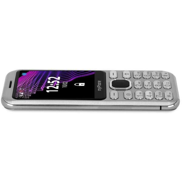 Telefon mobil myPhone Maestro, Dual SIM, 2G, Silver