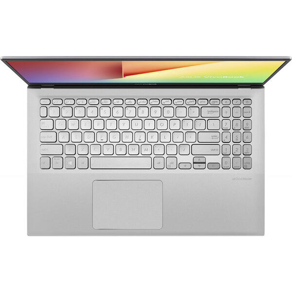 Laptop Asus VivoBook 15 X512JA, FHD, 15.6 inch, Procesor Intel Core i5-1035G1 (6M Cache, up to 3.60 GHz), 8GB DDR4, 512GB SSD, GMA UHD, No OS, Silver