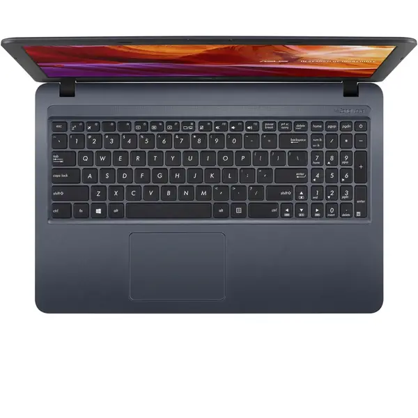 Laptop Asus X543MA, Intel Celeron N4000 pana la 2.60 GHz, 15.6 inch, HD, 4GB, 1TB HDD, Intel UHD Graphics 600, Endless OS, Star Grey