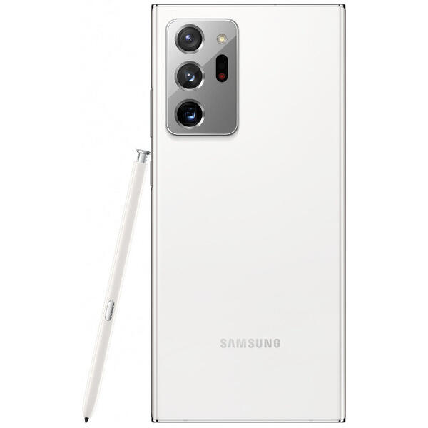 Telefon mobil Samsung Galaxy Note 20 Ultra, Dual SIM, 512GB, 12GB RAM, 5G, Mystick White