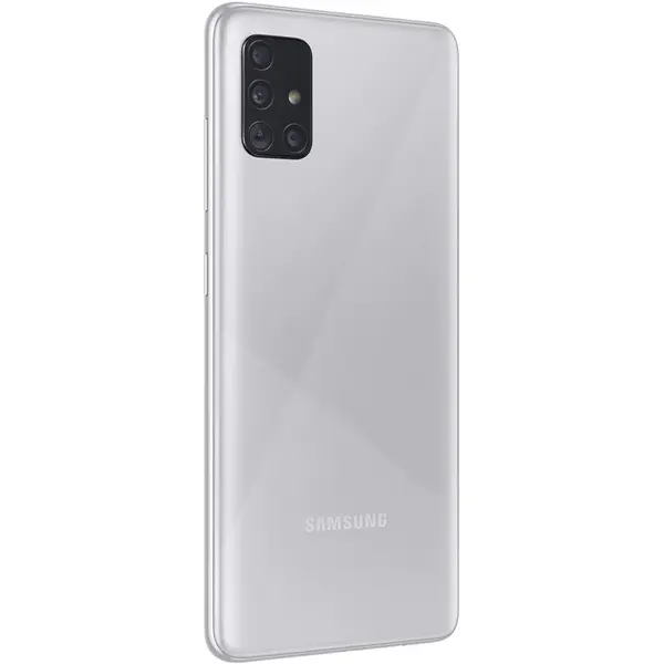Telefon mobil Samsung A51, Dual SIM, 128GB, 4GB RAM, 4G, Prism Silver