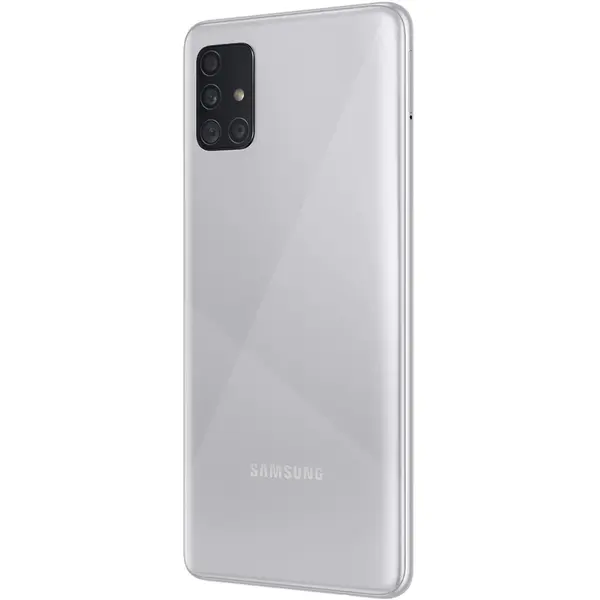 Telefon mobil Samsung A51, Dual SIM, 128GB, 4GB RAM, 4G, Prism Silver