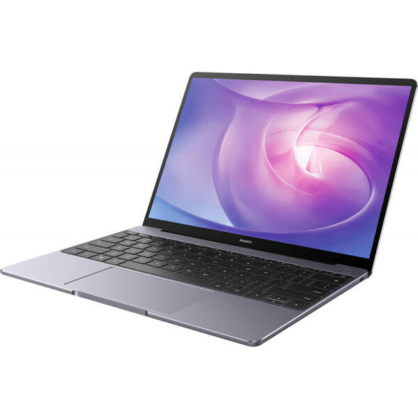 Laptop Huawei MateBook 53010UHU, 13 inch, 2K IPS, Procesor Intel Core i5-10210U (6M Cache, up to 4.20 GHz), 8GB, 512GB SSD, GMA UHD, Win 10 Home, Grey