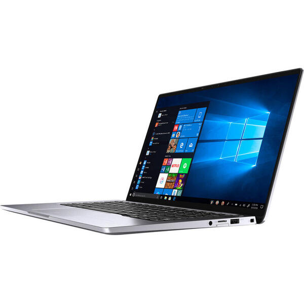 Laptop Dell Latitude 7400 (seria 7000), Full HD Touch, 14 inch, Intel Core i5-8265U (6M Cache, up to 3.90 GHz), 8GB, 512GB SSD, GMA UHD 620, Win 10 Pro, Negru/Argintiu