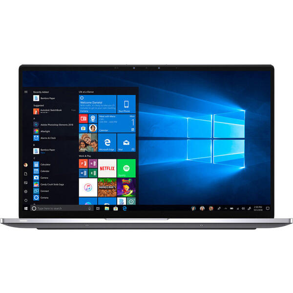Laptop Dell Latitude 7400 (seria 7000), Full HD Touch, 14 inch, Intel Core i5-8265U (6M Cache, up to 3.90 GHz), 8GB, 512GB SSD, GMA UHD 620, Win 10 Pro, Negru/Argintiu