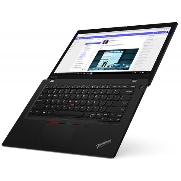 Laptop Lenovo ThinkPad L490, 14 inch, Full HD IPS, Intel Core i5-8265U (6M Cache, up to 3.90 GHz), 8GB DDR4, 256GB SSD, GMA UHD 620, Win 10 Pro, Black
