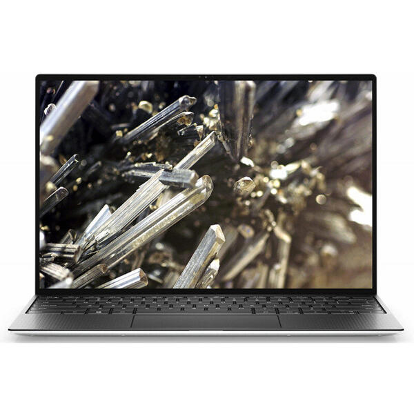 Laptop Dell XPS 13 9300, FHD+ InfinityEdge, 13.4 inch, Procesor Intel Core i7-1065G7 (8M Cache, up to 3.90 GHz), 8GB DDR4X, 512GB SSD, Intel Iris Plus, Win 10 Pro, Silver