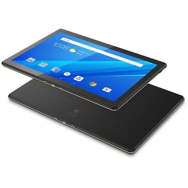 Tableta Lenovo Tab M10 TB-X505L, 10.1 inch Multi-touch, Snapdragon 429 2.0GHz Quad Core, 2GB RAM, 16GB flash, Wi-Fi, Bluetooth, GPS, LTE, Android 9.0, Black