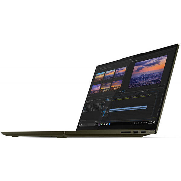 Laptop Lenovo Yoga Creator 7 15IMH05, 15.6 inch, Full HD IPS, Intel Core i5-10300H (8M Cache, up to 4.50 GHz), 16GB DDR4, 1TB SSD, GeForce GTX 1650 4GB, Win 10 Pro, Dark Moss