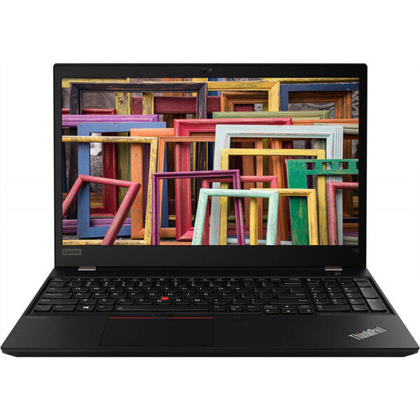 Laptop Lenovo 20S6000SRI, 15.6 inch ThinkPad T15 Gen 1, FHD IPS, Procesor Intel Core i5-10210U, 8GB DDR4, 256GB SSD, GMA UHD, Win 10 Pro, Black