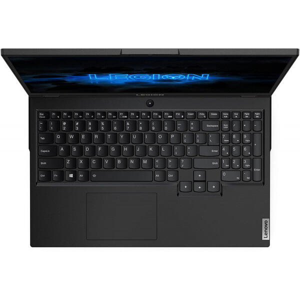Laptop Lenovo 81Y60095RM, 15.6 inch, Legion 5 15IMH05H, Full HD 120Hz, Intel Core i7-10750H, 16GB DDR4, 1TB SSD, GeForce GTX 1660 Ti 6GB, No OS, Phantom Black, 4-Zone RGB