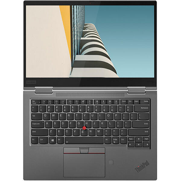 Laptop Lenovo ThinkPad X1 Yoga (4nd Gen), Full HD Touch, 14 inch, Intel Core i5-8265U (6M Cache, up to 3.90 GHz), 16GB, 512GB SSD, GMA UHD 620, 4G LTE, Win 10 Pro, Iron Grey