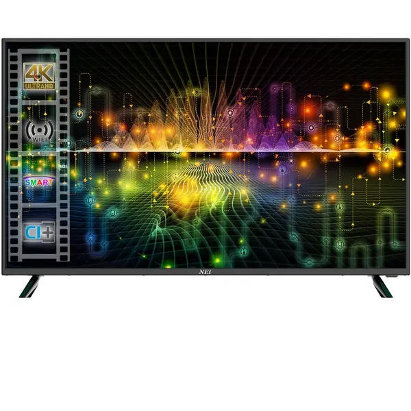 Televizor NEI 40NE6700, 100 cm, Smart, 4K Ultra HD, LED, Clasa G, Negru