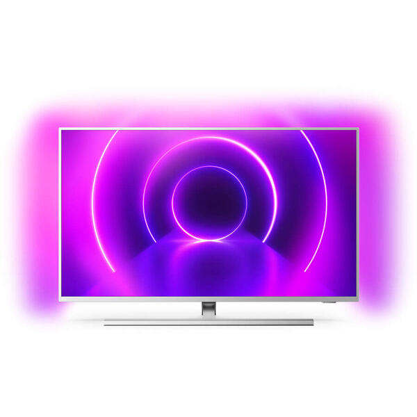 Televizor Philips 65PUS8505/12, 164 cm, 4K UHD, Smart TV, Clasa energetica A+, Argintiu