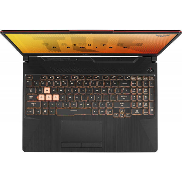 Laptop Asus Gaming TUF F15 FX506LI-HN005, Intel Core i5-10300H, 8GB DDR4, SSD 256GB, NVIDIA GeForce GTX 1650Ti 4GB, Free DOS
