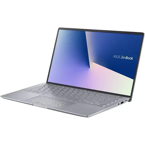 Laptop Asus ZenBook 14 UM433IQ-A5026, AMD Ryzen 7 4700U pana la 4.1GHz, 14 inch Full HD, 16 GB, SSD 512 GB, NVIDIA GeForce MX350 2GB, Free Dos, Light Grey
